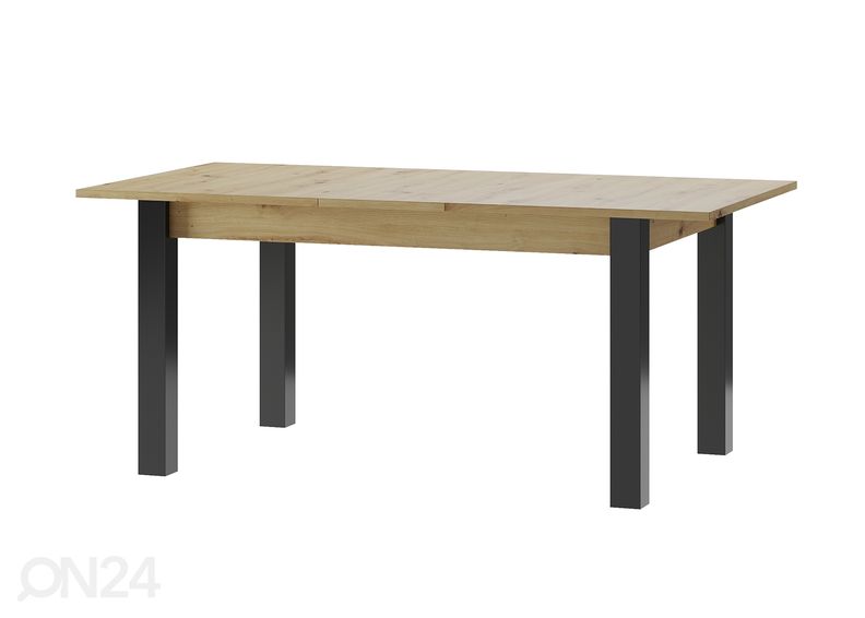 Pikendatav söögilaud Lucas 90x140-210 cm suurendatud