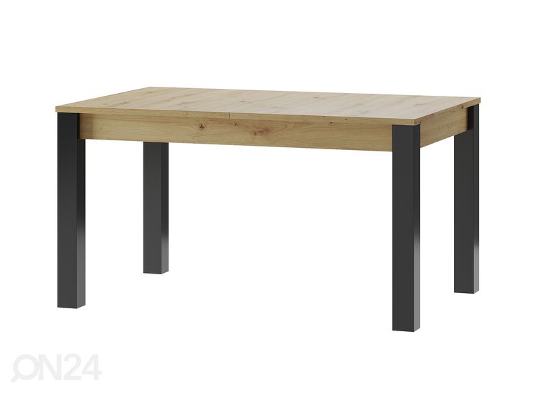 Pikendatav söögilaud Lucas 90x140-210 cm suurendatud
