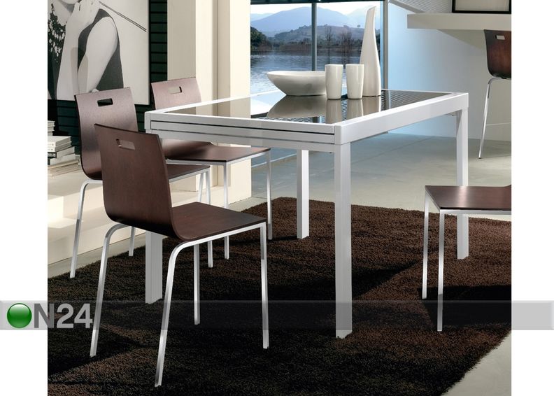 Pikendatav söögilaud Maestrale 90x123-246 cm suurendatud