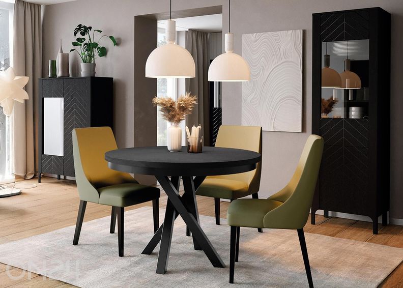 Pikendatav söögilaud Malumi 100x100/140 cm suurendatud