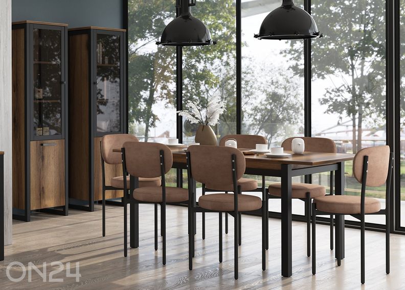 Pikendatav söögilaud Mares 80x140/175 cm suurendatud