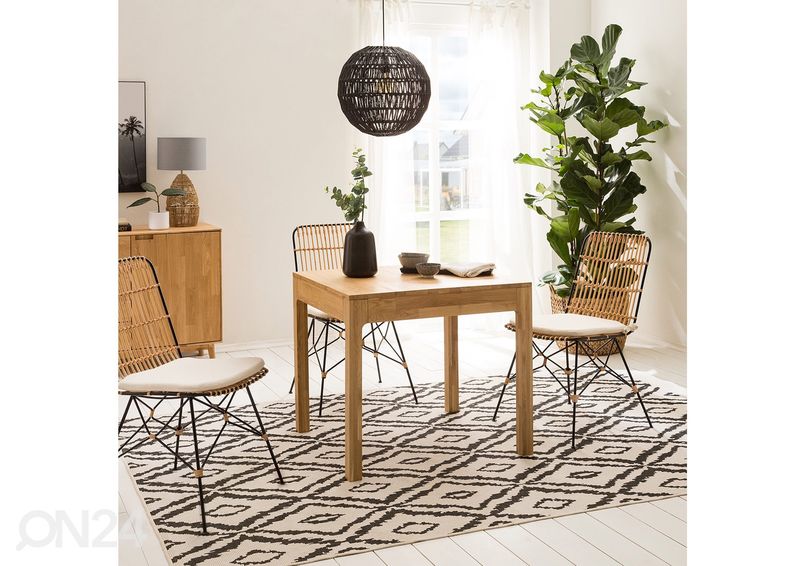 Pikendatav söögilaud Mars 85-125x80 cm suurendatud