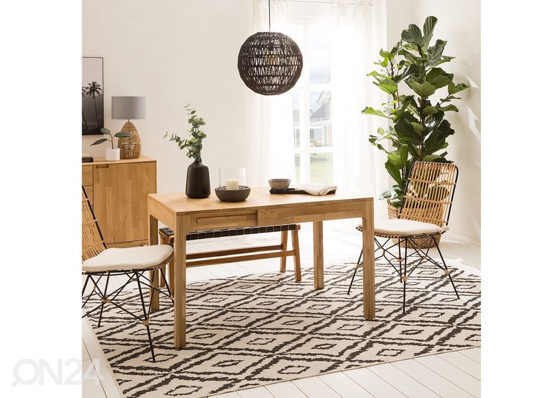 Pikendatav söögilaud Mars 85-125x80 cm suurendatud