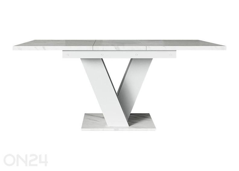 Pikendatav söögilaud Mas 80x120/160 cm suurendatud