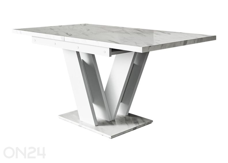 Pikendatav söögilaud Mas 80x120/160 cm suurendatud