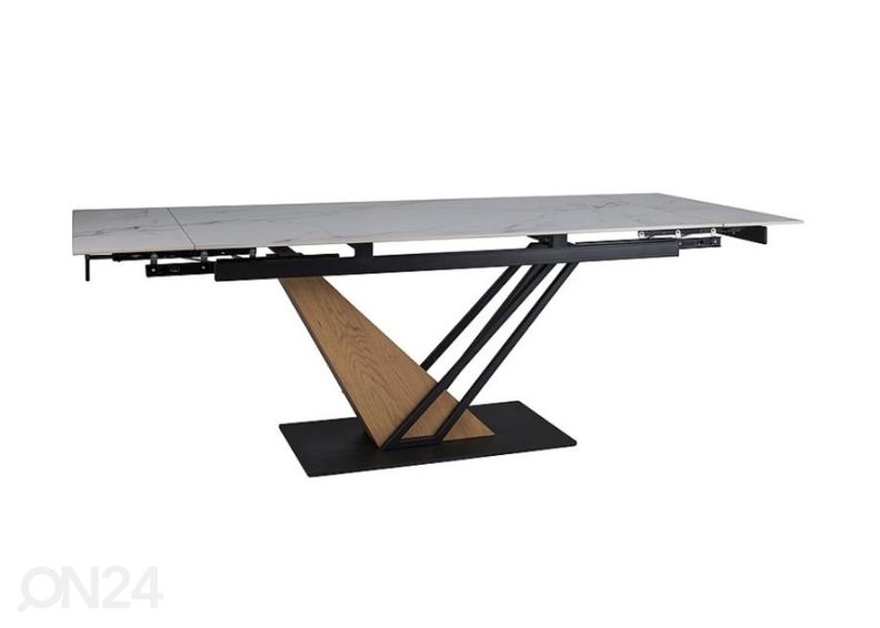 Pikendatav söögilaud Mercury 180-240x90 cm suurendatud