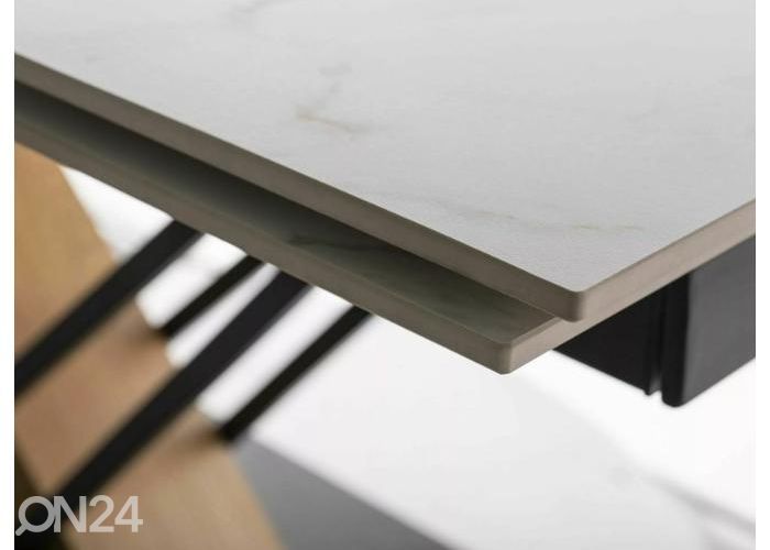 Pikendatav söögilaud Mercury 180-240x90 cm suurendatud