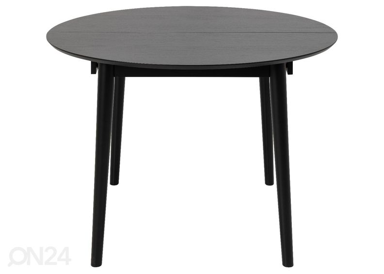 Pikendatav söögilaud Monz Ø115/154 cm suurendatud