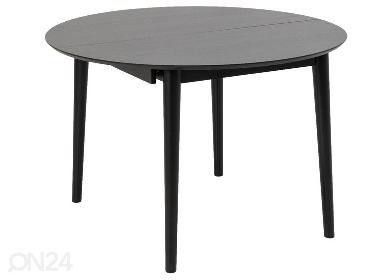 Pikendatav söögilaud Monz Ø115/154 cm suurendatud