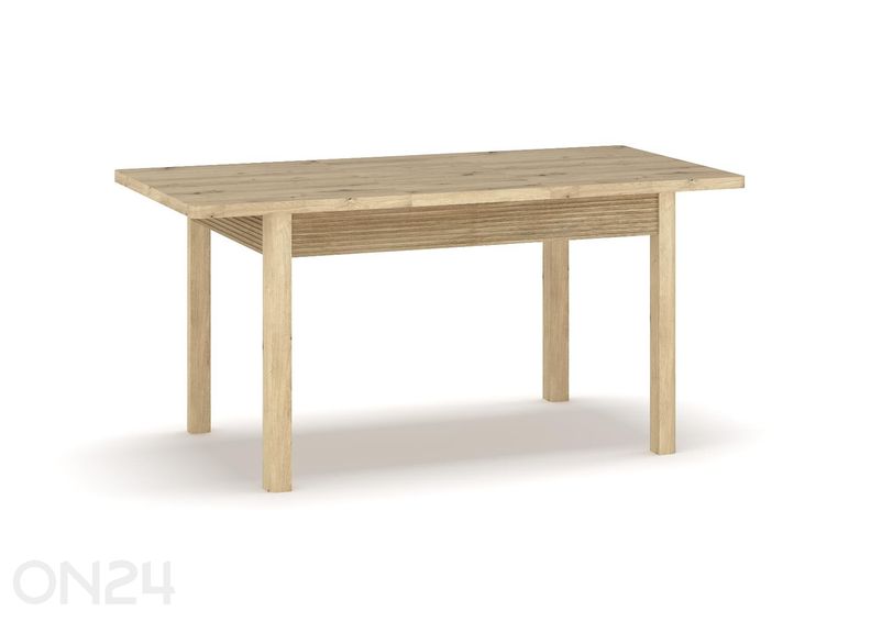 Pikendatav söögilaud Moris 80x120/160 cm suurendatud