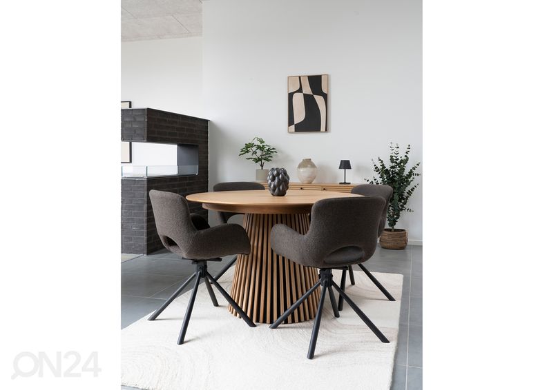 Pikendatav söögilaud Osaka 120x160-200x75 cm suurendatud