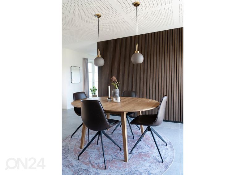 Pikendatav söögilaud Perpinyà 118/158x118 cm suurendatud