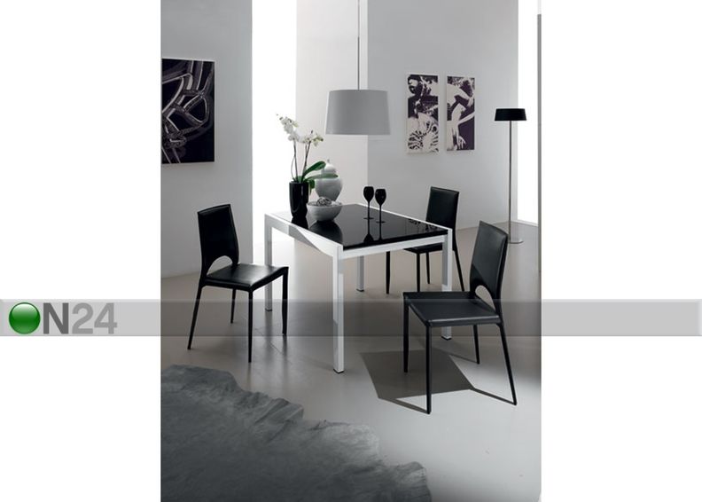 Pikendatav söögilaud Planet 90x120-210 cm suurendatud