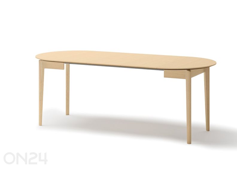 Pikendatav söögilaud Plot Ø 90x90/210 cm suurendatud