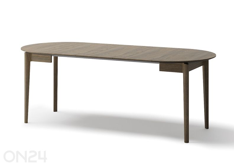 Pikendatav söögilaud Plot Ø 90x90/210 cm suurendatud