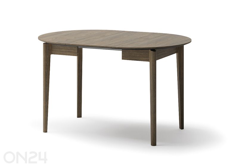 Pikendatav söögilaud Plot Ø 90x90/210 cm suurendatud