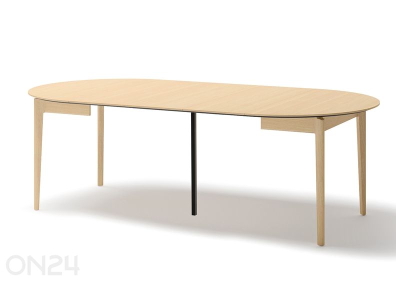 Pikendatav söögilaud Plot Ø120x120/240 cm suurendatud