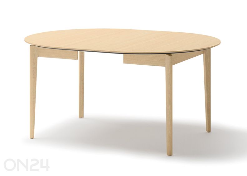 Pikendatav söögilaud Plot Ø120x120/240 cm suurendatud