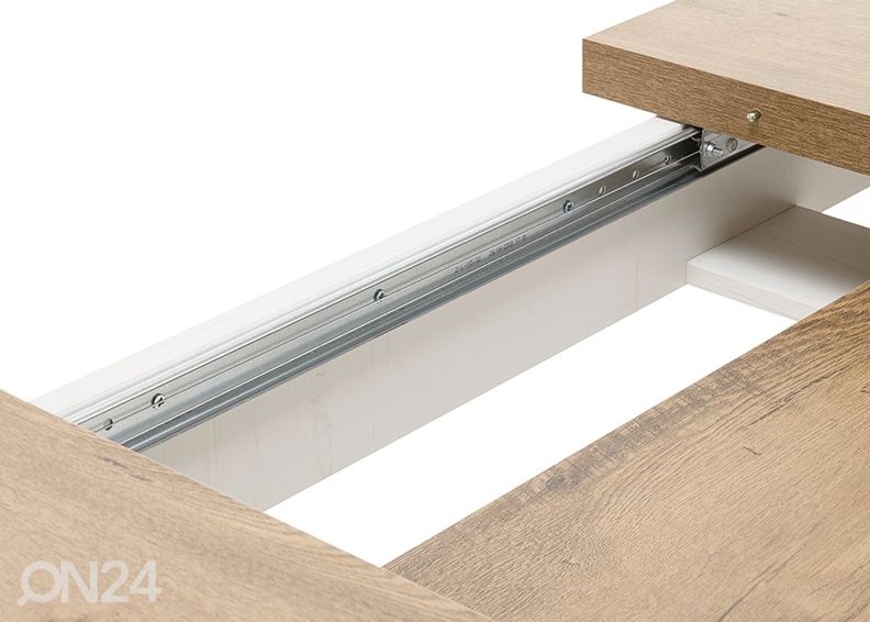 Pikendatav söögilaud Provence 90x160/200 cm suurendatud