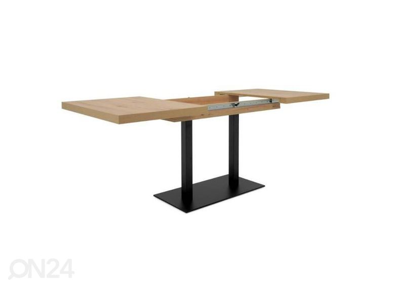 Pikendatav söögilaud Quadrato 120/200x80 cm suurendatud