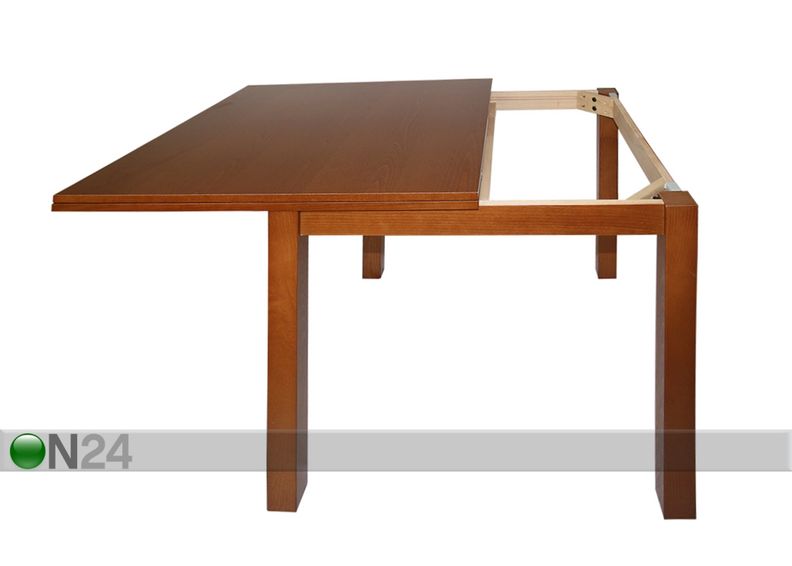 Pikendatav söögilaud Ravenna 90x90-180 cm suurendatud