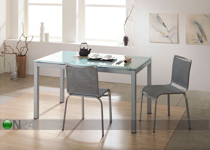 Pikendatav söögilaud Rigo 70x110-170 cm suurendatud