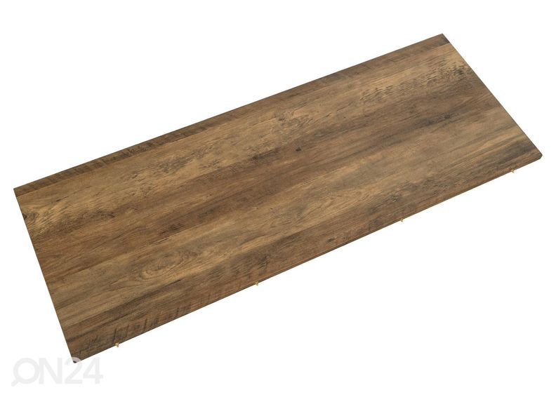 Pikendatav söögilaud Saida Ø120/210x75 cm suurendatud