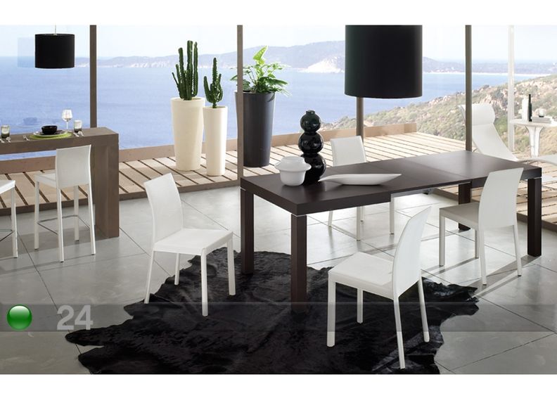 Pikendatav söögilaud Sirio 90x160-320 cm suurendatud