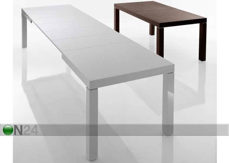 Pikendatav söögilaud Sirio 90x160-320 cm suurendatud