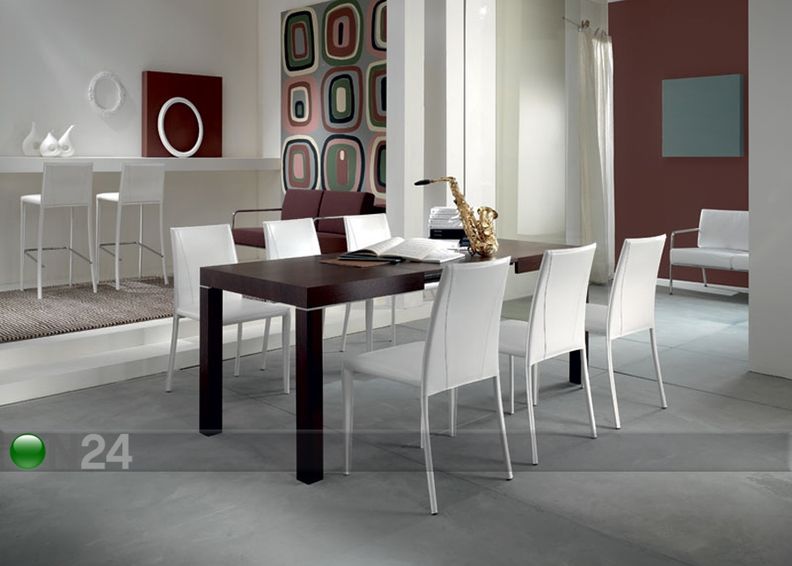 Pikendatav söögilaud Sirio 90x160-320 cm suurendatud