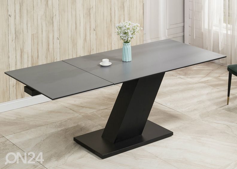 Pikendatav söögilaud Tische 140-200x90 cm suurendatud