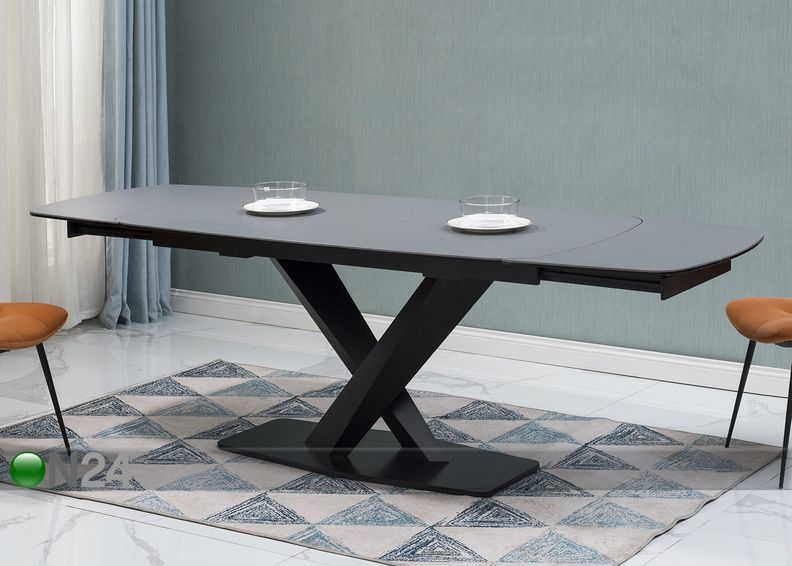 Pikendatav söögilaud Tische 160-240x90 cm suurendatud