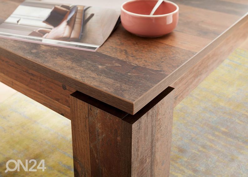 Pikendatav söögilaud Trendteam 160-200x90 cm suurendatud