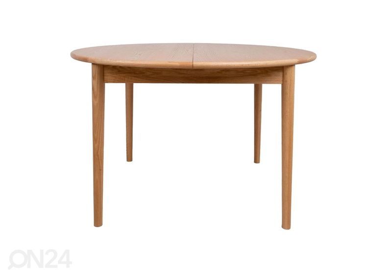 Pikendatav söögilaud Troyes Ø 120-160 cm suurendatud