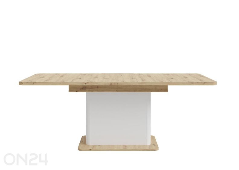 Pikendatav söögilaud Wardiol 90x160/200 cm suurendatud