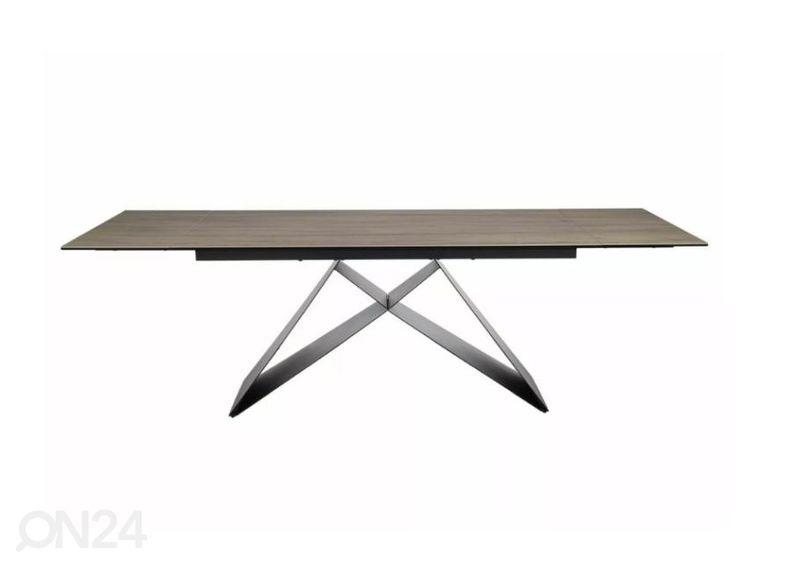 Pikendatav söögilaud West 160-240x90 cm suurendatud