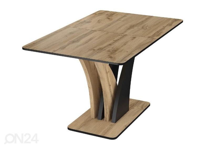 Pikendatav söögilaud Wind 120-160x68 cm suurendatud