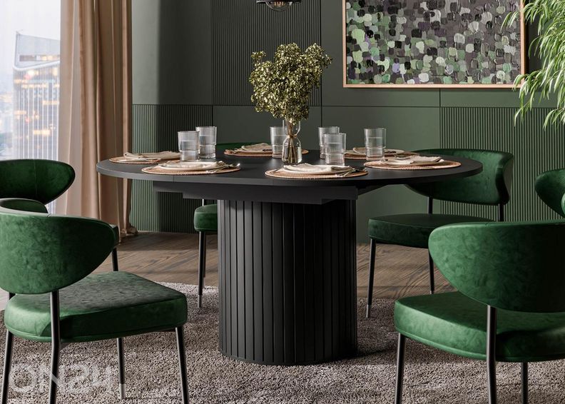 Pikendatav söögilaud Zante 120x120/160 cm suurendatud