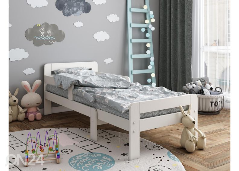 Pikendatav voodi Nora 70x120+50 cm suurendatud