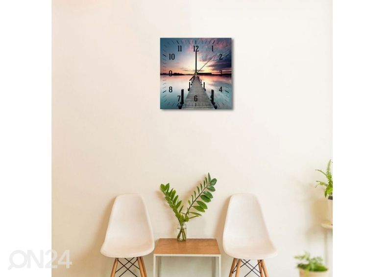 Pildiga seinakell Bridge at sunset 3 suurendatud