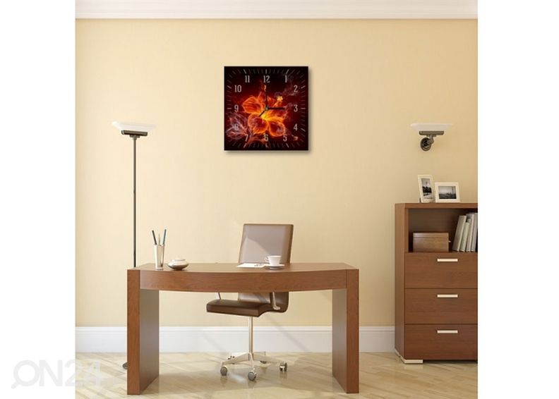 Pildiga seinakell Fire flower suurendatud