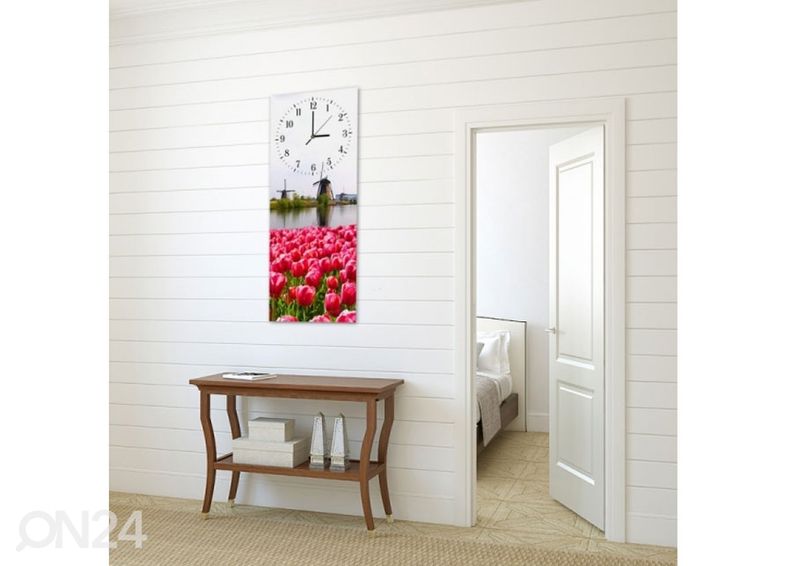 Pildiga seinakell Tulips suurendatud