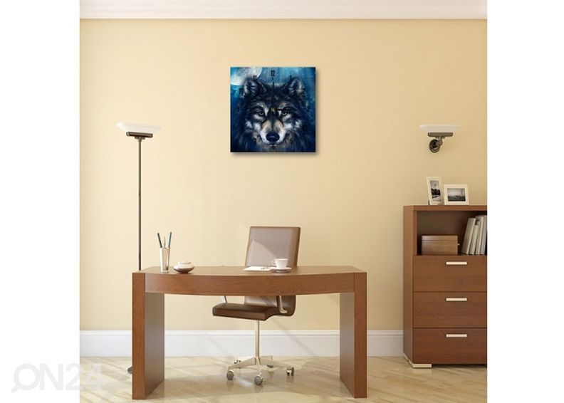 Pildiga seinakell Wolf suurendatud