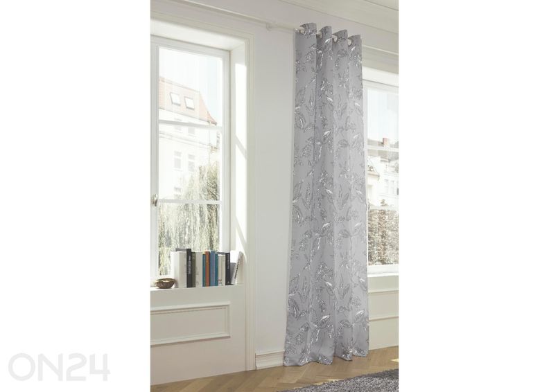 Pimendav kardin 7431 Flower 135x235 cm suurendatud