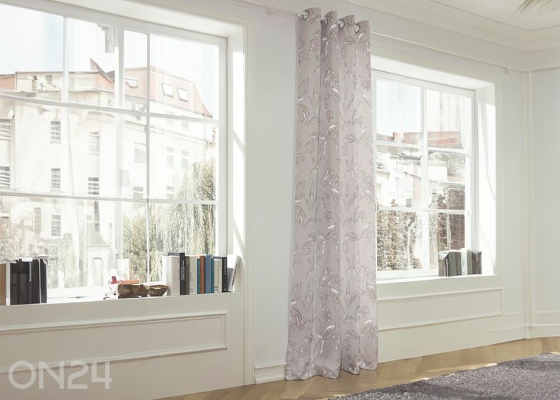 Pimendav kardin 7431 Flower 135x235 cm suurendatud