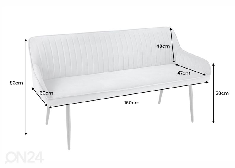 Pink Turin 160 cm suurendatud