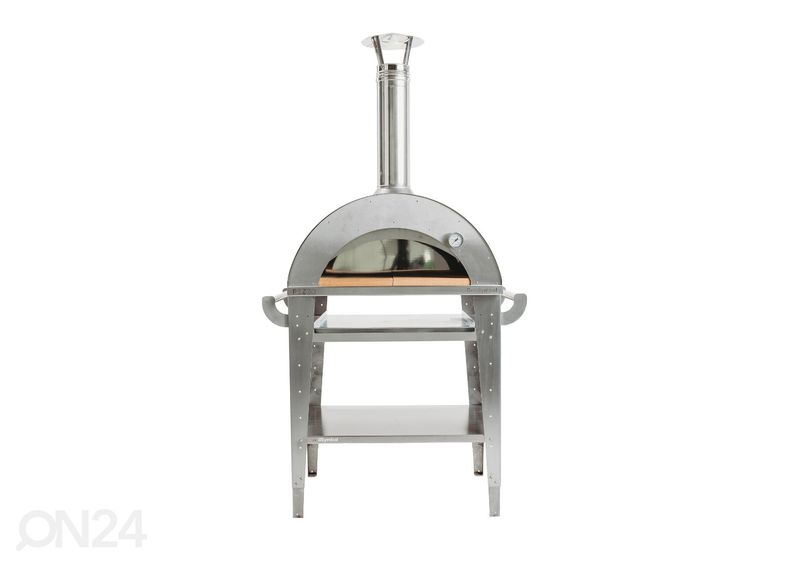 Pitsaahi koos aluslauaga Pizzo-Set-Inox suurendatud