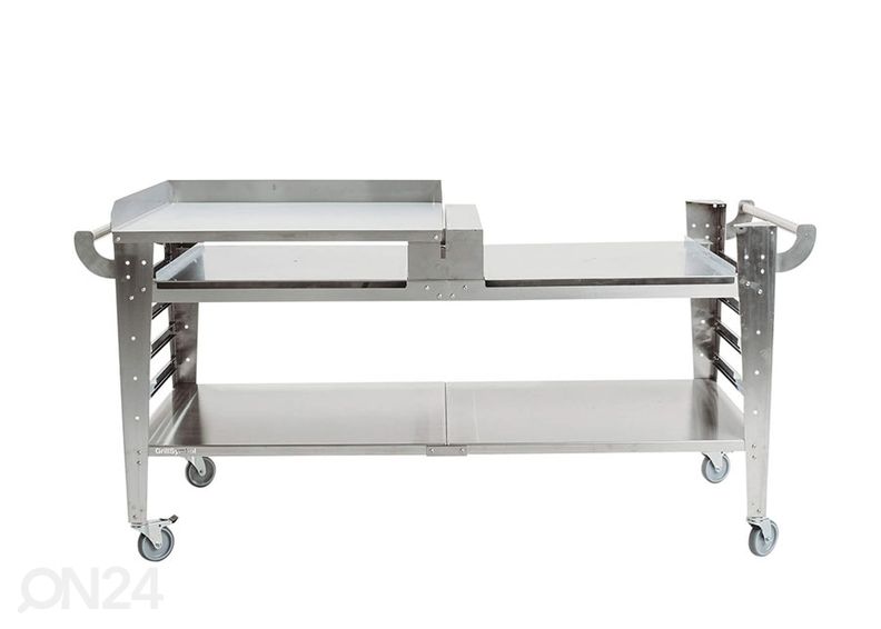 Pitsaahju aluslaud Baso-Inox-XL suurendatud