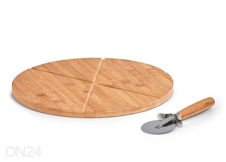 Pitsakomplekt, alus ja nuga suurendatud