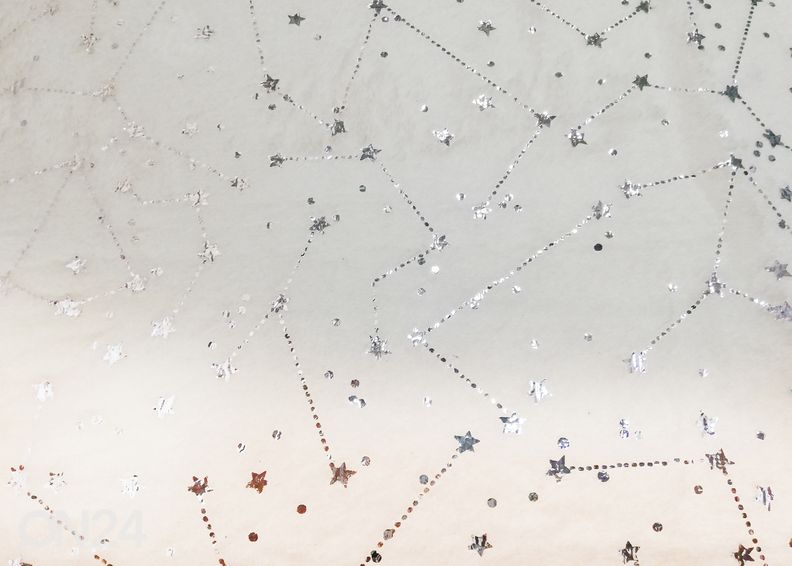 Pleed Constellation 180x200, kreem suurendatud